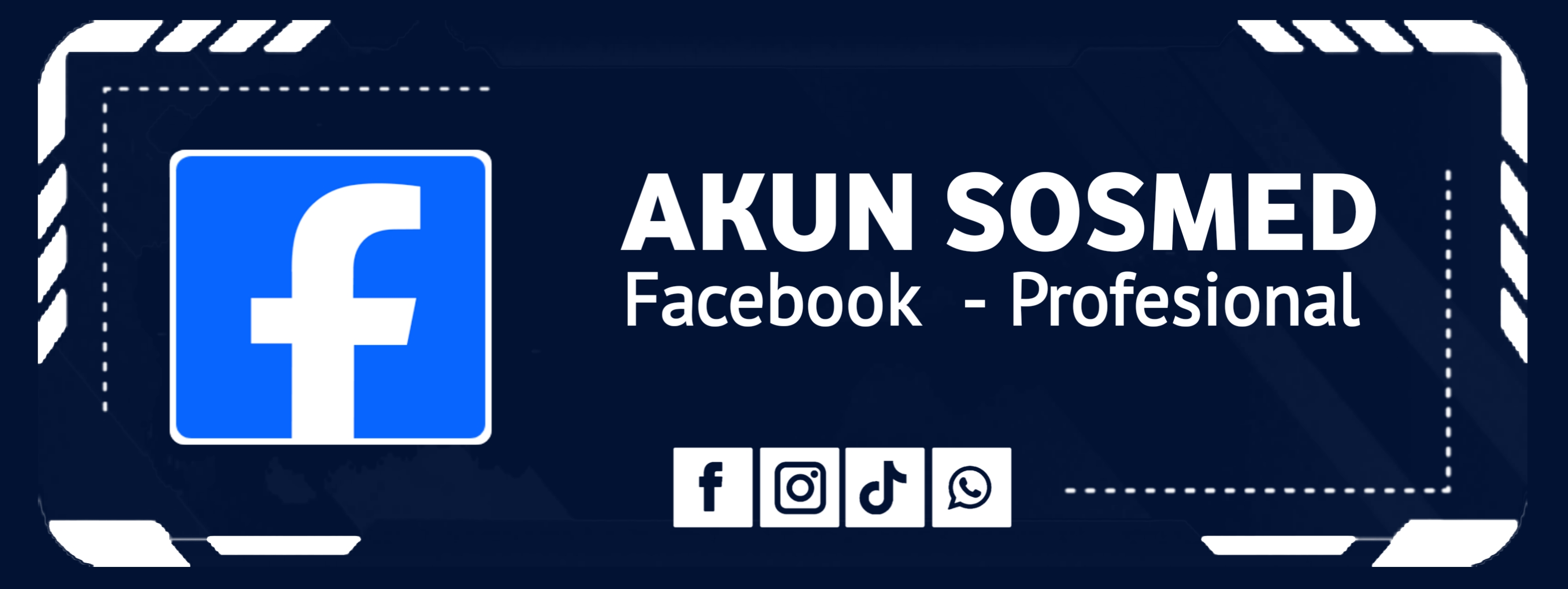 Beli Akun Sosmed Facebook Profesional